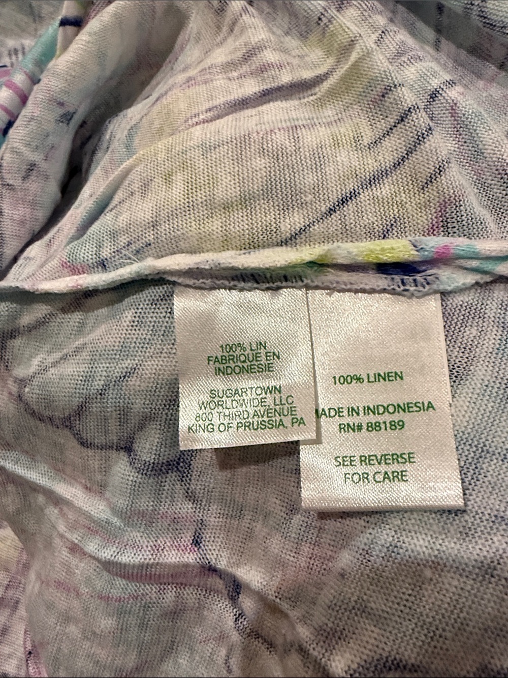 Lilly Pulitzer Oh Shello Irina Linen Top size small NWT - Picture 6 of 7